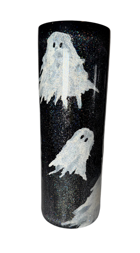 #5. 20oz Skinny - Glitter Ghosts